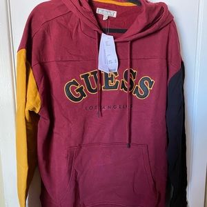 Guess color block hoodie